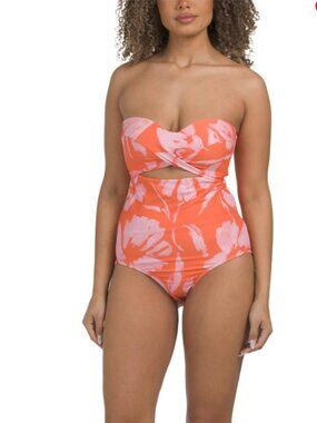 NIPTUCK Luka Bandeau One-piece Swimsuit NWT Sz 12